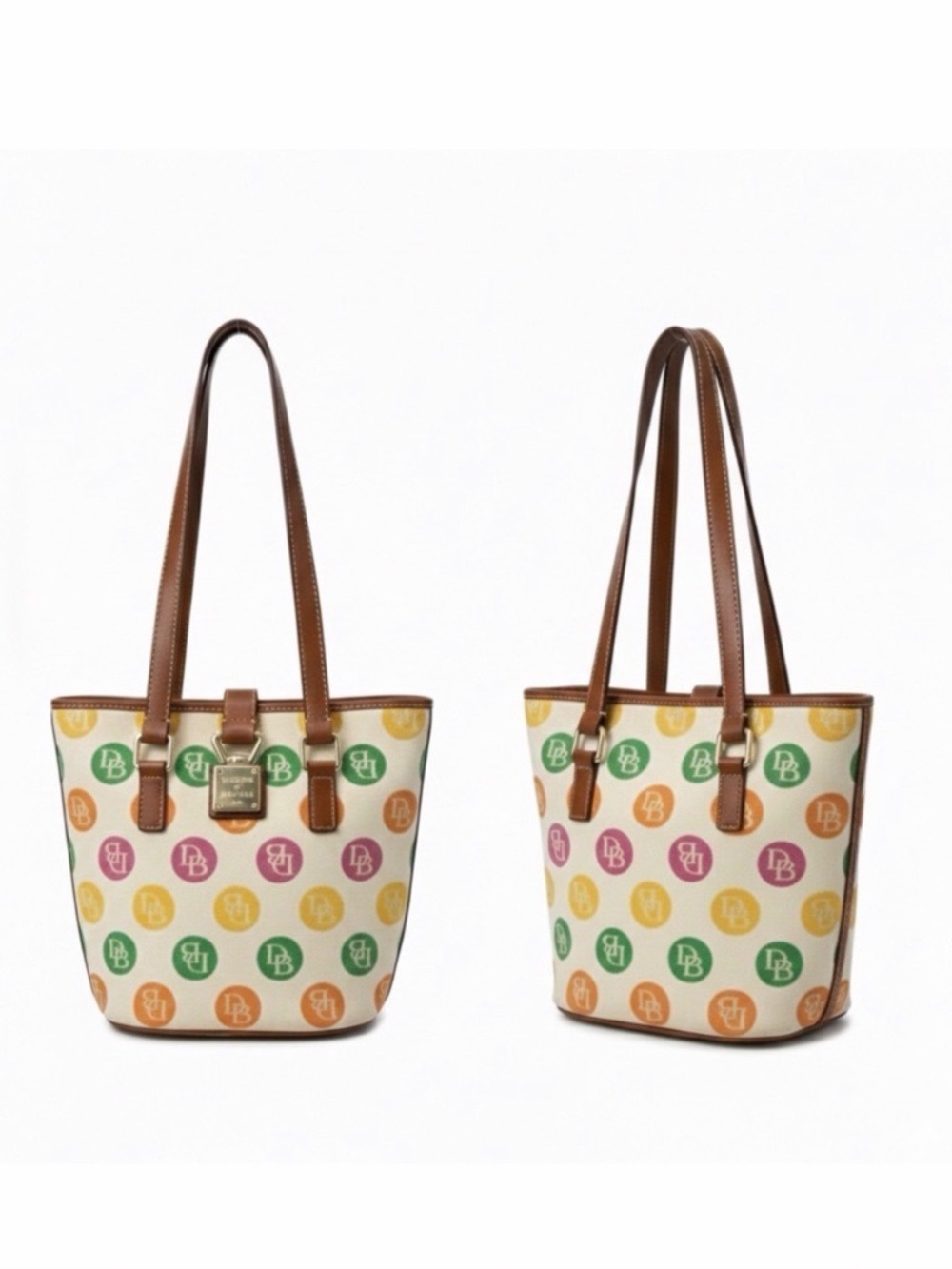 Dooney & Bourke Bubble Dot Bucket Shoulder Bag